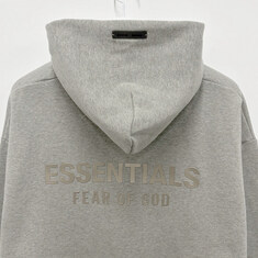 논현 더팩토리 25FW 피어오브갓 에센셜 로고 클래식 핏 플리스 후드티 (192SP252055F) 썸네일 5