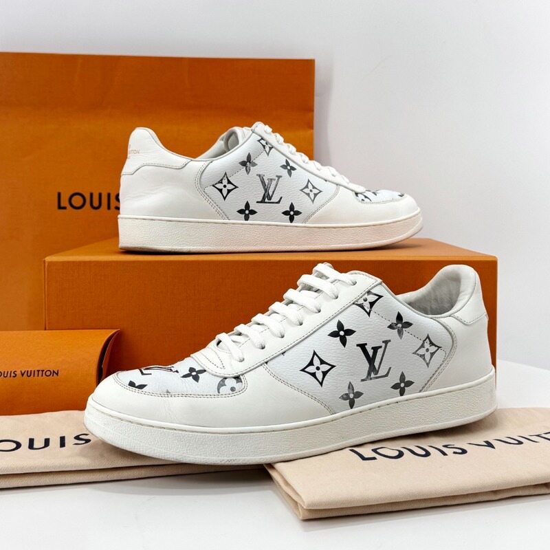 [7.5사이즈] 루이비통 모노그램 리볼리 스니커즈 화이트 - Louis Vuitton