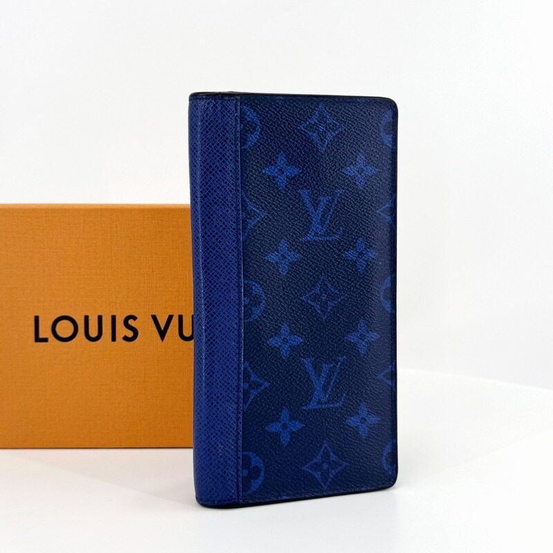 루이비통 모노그램 코발트 브라짜 장지갑 - Louis Vuitton
