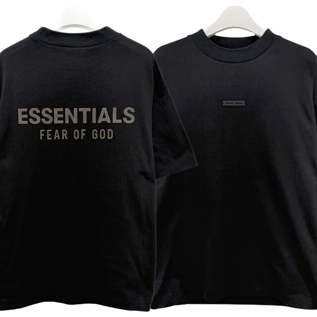압구정 더팩토리 25FW 피어오브갓 에센셜 로고 클래식 반팔티 (125SP254190F) - Fear of God