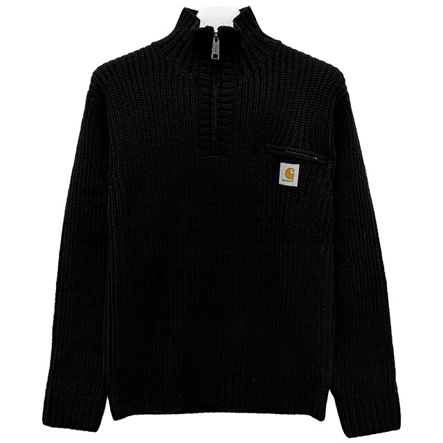 압구정 더팩토리 25FW 칼하트 윕 DETROIT 디트로이트 하프 집업 로고 스웨터 (I035398 89XX) - Carhartt