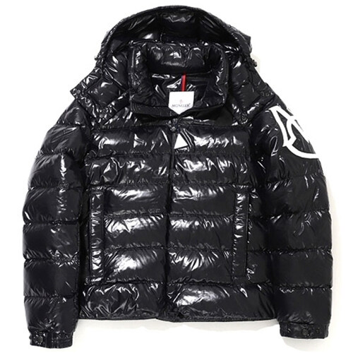 [몽클레어] 1A00007 5963V 999 SAULX 살룩스 구스다운 후드패딩 블랙 남성 패딩 / TLS - Moncler