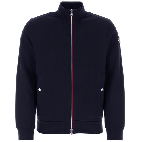 [몽클레어] 8G00067 809KR 778 로고 패치 삼색 라이닝 집업 네이비 남성 자켓 / TEO - Moncler