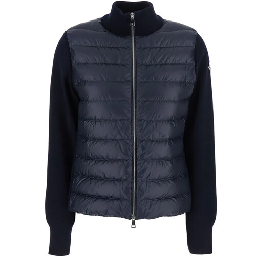 [몽클레어] 패딩 울 가디건 네이비 여성 자켓 9B00023 M1131 742 / TJ - Moncler