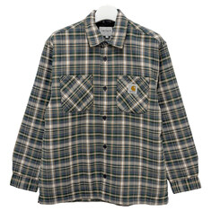 압구정 더팩토리 25FW 칼하트 윕 CRONYN 크로닌 로고 체크 셔츠 자켓 (I035312 35RXX) 썸네일 1