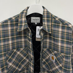 압구정 더팩토리 25FW 칼하트 윕 CRONYN 크로닌 로고 체크 셔츠 자켓 (I035312 35RXX) 썸네일 7