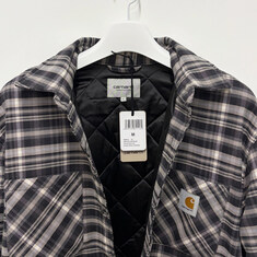 압구정 더팩토리 25FW 칼하트 윕 CRONYN 크로닌 로고 체크 셔츠 자켓 (I035312 3CRXX) 썸네일 8