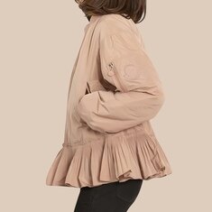 몽클레어 미락 여성 봄버 다운 자켓 블랙 핑크  썸네일 7