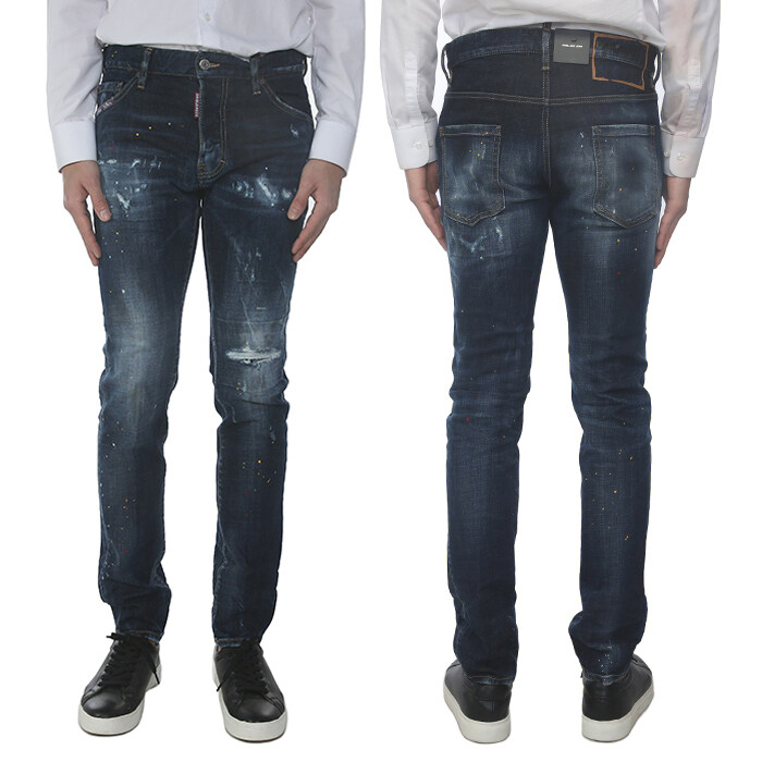 디스퀘어드2 빈티지 블루 워싱 쿨 가이진 S74LB0932 - Dsquared2