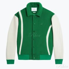 악셀아리가토 바시티 자켓 A2183004 GRN 썸네일 1