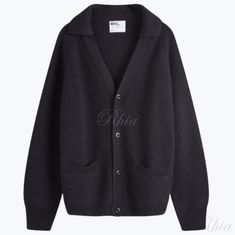 마가렛호웰 MHL 컬러 가디건 잉크 MHKN0509A24KLF 칼라 썸네일 1