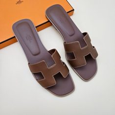 에르메스 오란 여성 샌들 블랙 화이트 골드 H021056Z 썸네일 4