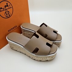 에르메스 에제 여성 샌들 블랙 골드 H221026Z 썸네일 4