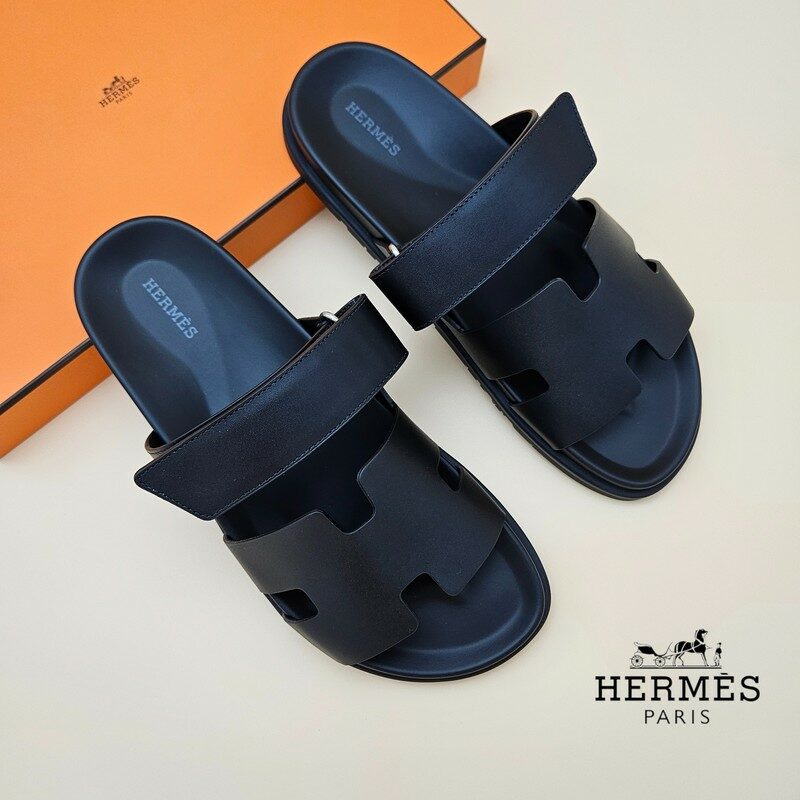 에르메스 시프레 남성 샌들 블랙 H222000ZH01 - Hermes