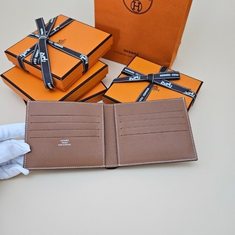 에르메스 시티즌 트윌 컴팩트 반지갑 블랙 에토프 골드 아르드와즈 썸네일 6