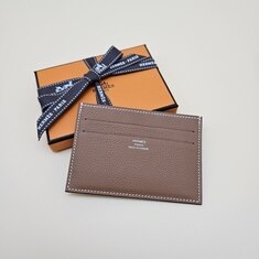 에르메스 시티즌 트윌 카드지갑 카드홀더 블랙 에토프 아르드와즈 그리스메이어 골드 썸네일 2