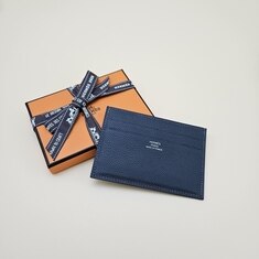 에르메스 시티즌 트윌 카드지갑 카드홀더 블랙 에토프 아르드와즈 그리스메이어 골드 썸네일 4
