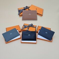 에르메스 시티즌 트윌 카드지갑 카드홀더 블랙 에토프 아르드와즈 그리스메이어 골드 썸네일 1