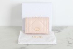 디올 카로 글리신 까나쥬 여성지갑 핑크 썸네일 1