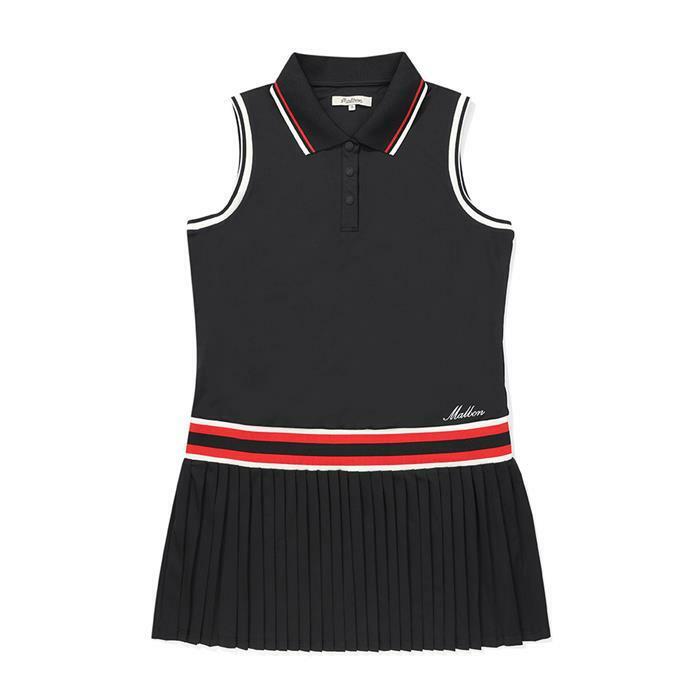 [밀라코/국내발송] 말본골프 벨라 드레스 BLACK M5312LOP31BLK - Malbon