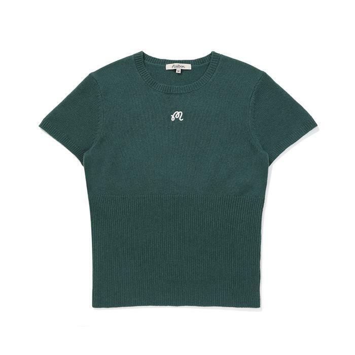 [밀라코/국내발송] 말본골프 리셋뜨 니트 탑 GREEN M5312LKT35GRN - Malbon