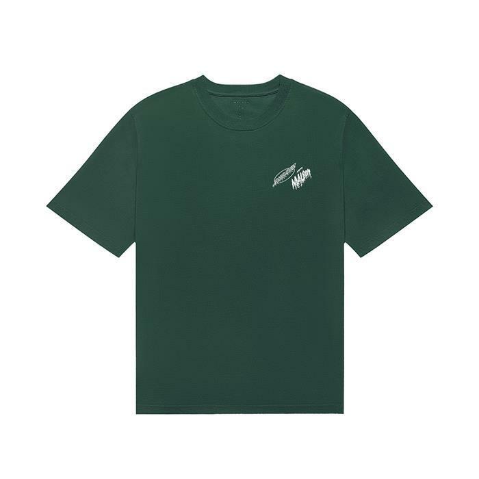 [밀라코/국내발송] 말본골프 버뮤다 슬래셔 라운드 티셔츠 GREEN M5311LRS17GRN - Malbon