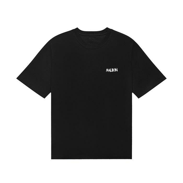 [밀라코/국내발송] 말본골프 버뮤다 라운드 티 BLACK M5311LRS02BLK - Malbon