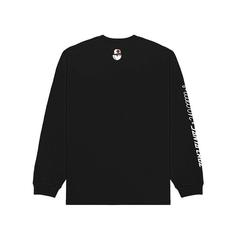 [밀라코/국내발송] 말본골프 긴팔 라운드 티셔츠 BLACK M5311LRL03BLK 썸네일 1