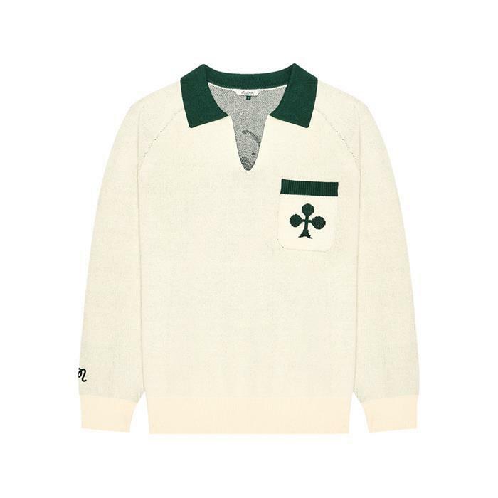 [밀라코/국내발송] 말본골프 킹 오브 클럽 스웨터 CREAM M5311LKT03CRM - Malbon