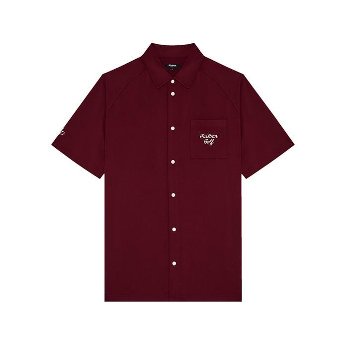[밀라코/국내발송] 말본골프 오스프리 폴로 BURGUNDY M5211LTS15BUR - Malbon