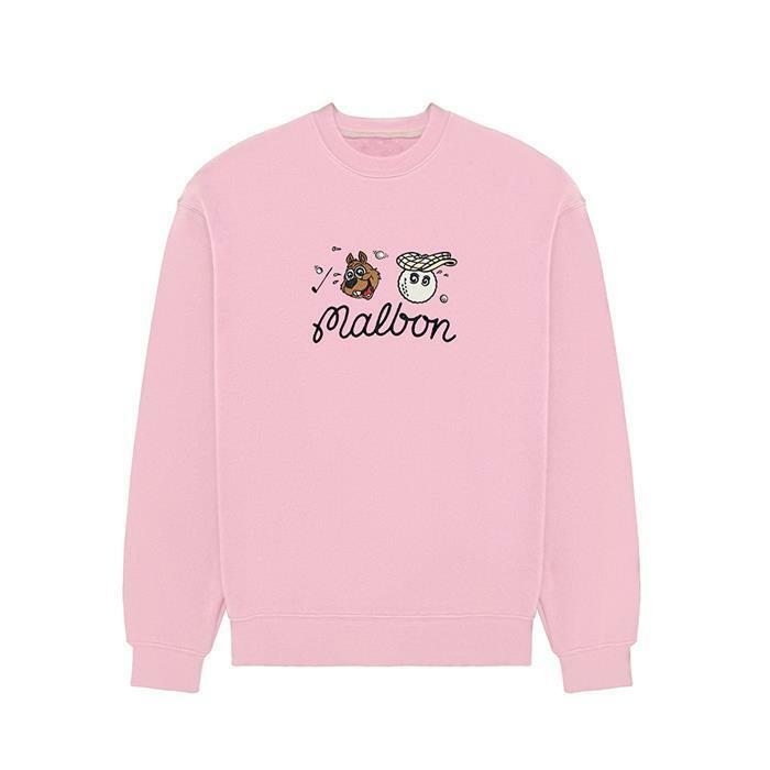 [밀라코/국내발송] 말본골프 크루넥 맨투맨 PINK M5211LFS10PNK - Malbon