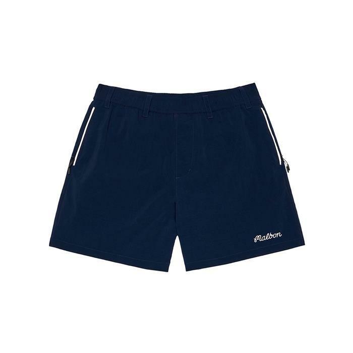 [밀라코/국내발송] 말본골프 리바 나일론 하프 팬츠 NAVY M5111LHP07NVY - Malbon