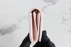  디올 카로 글리신 까나쥬 지갑 핑크 썸네일 3