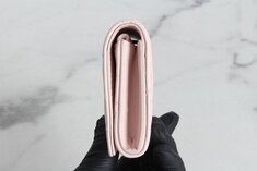  디올 카로 글리신 까나쥬 지갑 핑크 썸네일 4