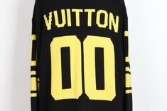  루이비통 LV 인타르시아 풋볼 V넥 니트 XL(105) 썸네일 6