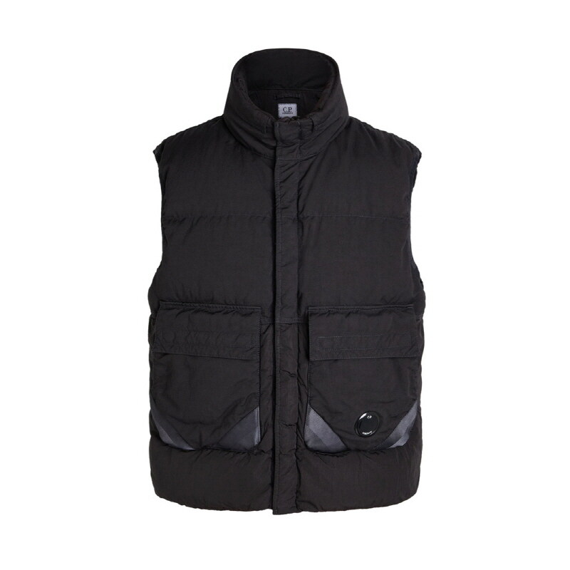 씨피컴퍼니 에코크롬 패딩 조끼 19CMVE028A 006369M 999 - CP company