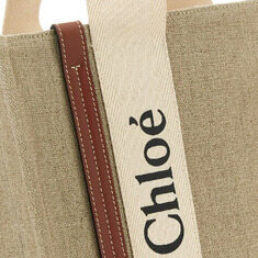 25FW 우디 로고 토트백 세피아 브라운 CHC24SS366I26 27S 썸네일 3
