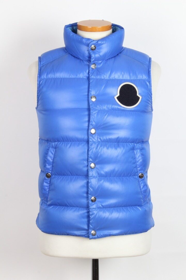 몽클레르키즈 지니어스 패딩조끼 블루 12A(150) - Moncler