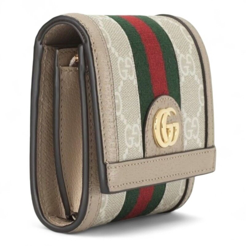 구찌 오피디아 GG 반지갑 베이지에보니 베이지 598662 UULAG 9682 - Gucci