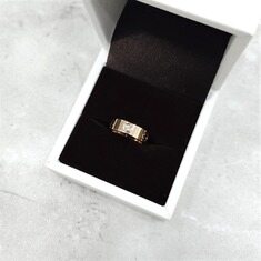 [럭스유] 까르띠에 다이아 3P 클래식 러브밴드 링 18K 핑크골드 47호 썸네일 4