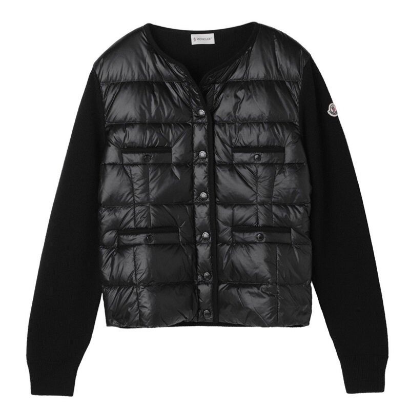 [비엔비명품관] MONCLER 몽클레르 25F/W 여성 울 집업 패딩 가디건 자켓 - Moncler