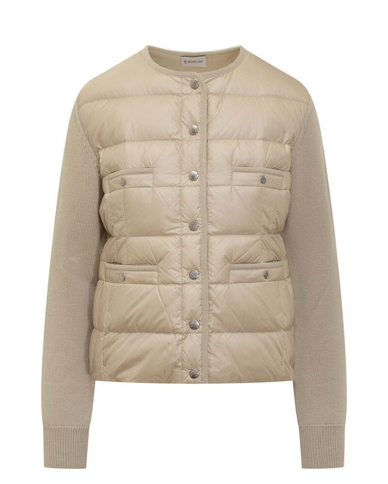 [비엔비명품관] MONCLER 몽클레르 25F/W 여성 울 집업 패딩 가디건 자켓 - Moncler