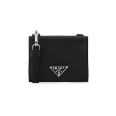 25FW 삼각로고 사피아노 스트랩 코인 카드지갑 블랙 2MR035 QHH F0002 썸네일 1