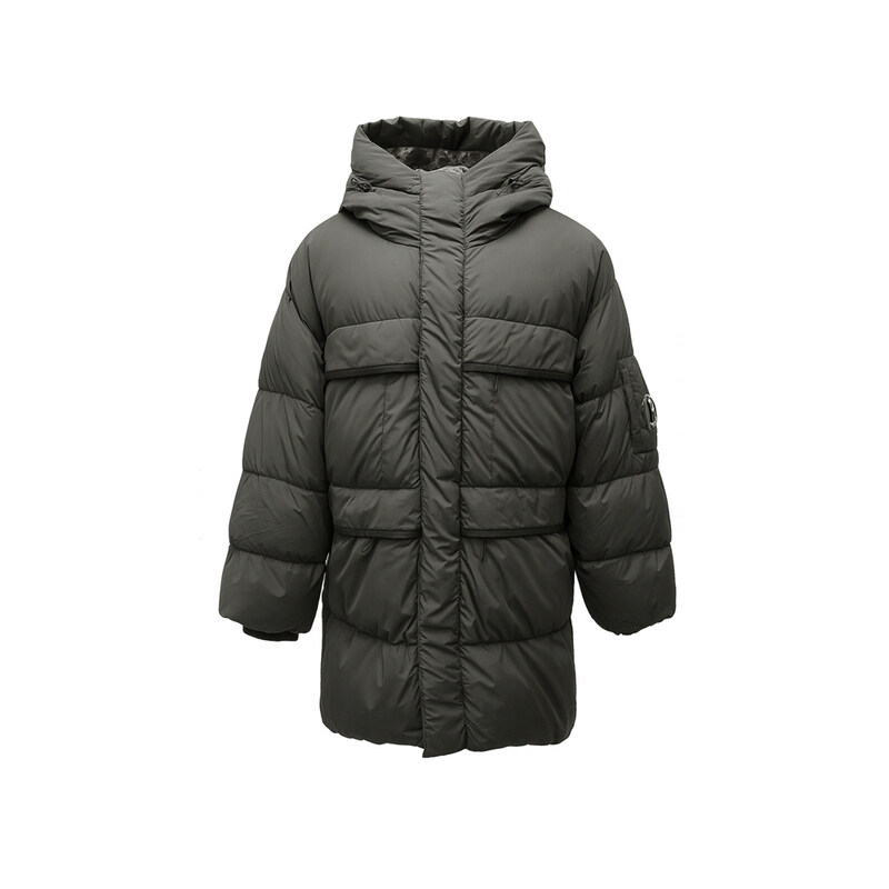 25FW NYCRA-R 렌즈 와펜 패딩자켓 다크그레이 19CMOW240A 005864G 978 - CP company