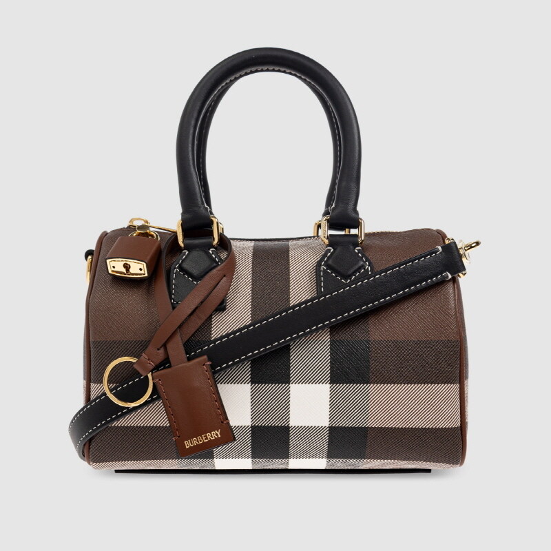 버버리 미니 볼링백 볼링백 다크버치 8112226 - Burberry