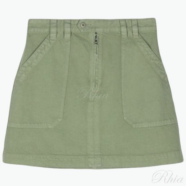 아페쎄 사라 미니 스커트 COFCN F06401 JAB 데님 - A.P.C.