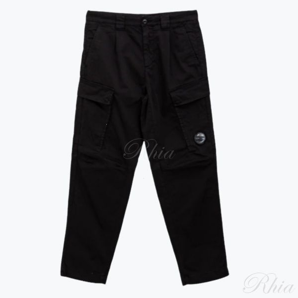 CP컴퍼니 스트레치 새틴 루즈 카고 팬츠 16CMPA062A 005694G 999 - CP company