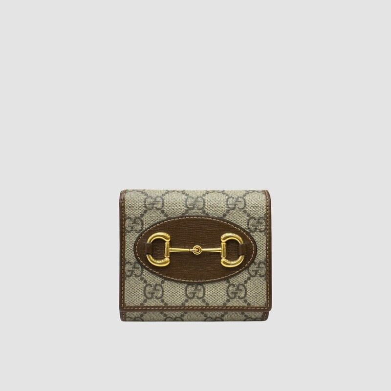 구찌 홀스빗 1955 2단 반지갑 브라운 621891 - Gucci