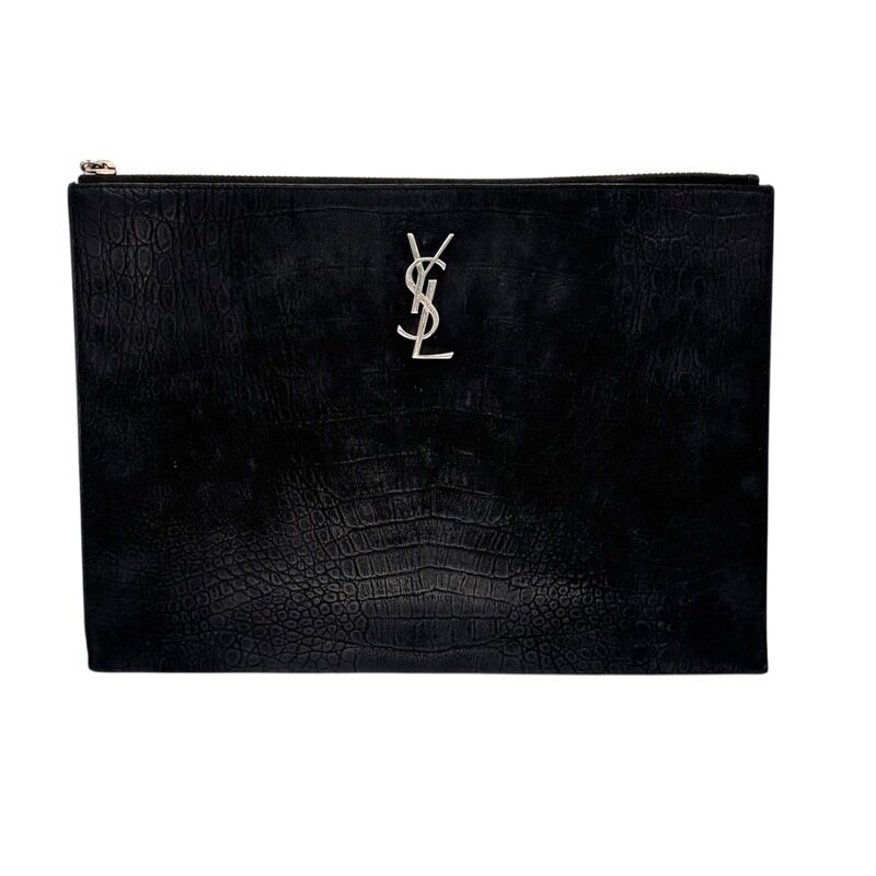 생로랑 와니패턴 모노그램 클러치 453249 - Saint Laurent