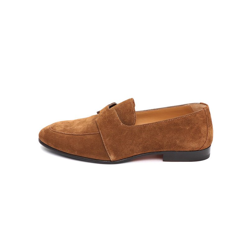 에르메스 JOB H 로고 스웨이드 남성 로퍼kk81310417 - Hermes